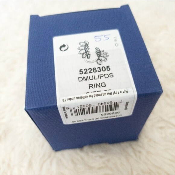 SWAROVSKI CRYSTAL GALAXY COSMIC ADJUSTABLE RING SIZE 55/MEDIUM MIB #5226305 NWT - Picture 7 of 8